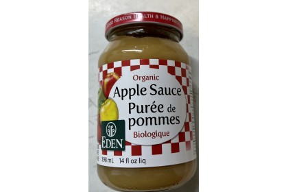  eden apple sauce organic  398ml