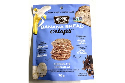 HIPPIE SNACKS BANANA BREAD CHOCOLATE 70G