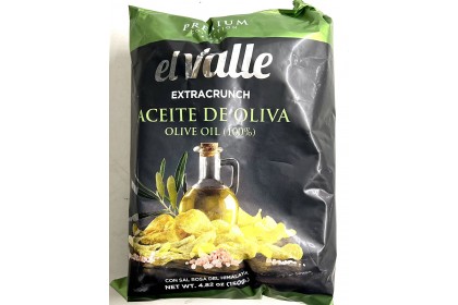 EL VALLE POTATO CHIPS WITH OLIVE OIL(100%)  150G