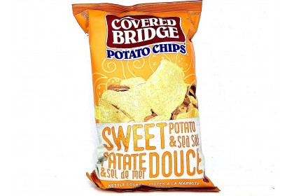 Covered Bridge Potato Chips   Sweet Potato & Sea Salt   142 G