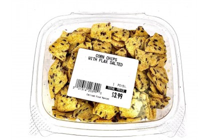 Corn Chips With Flax Salted