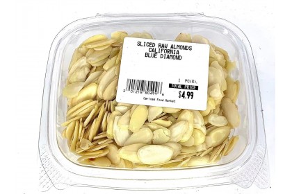 Sliced Raw Almonds California Blue Diamond