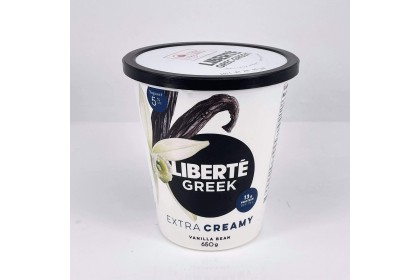 Yogurt Liberte 5% Greek - Vanilla Bean