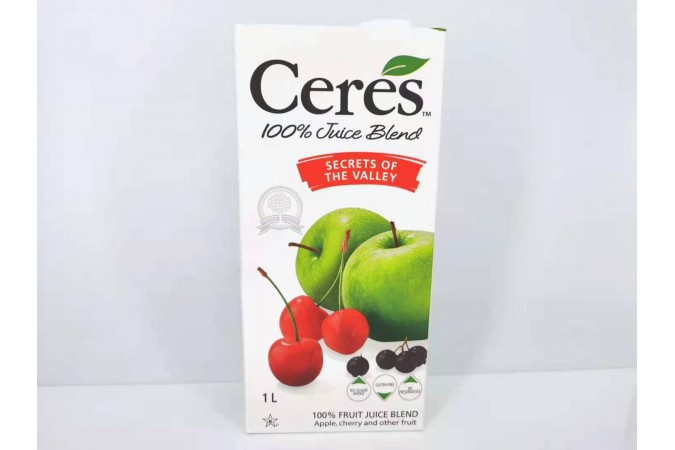 Ceres 100% juice SECRETS OF  THE VALLEY 1 L