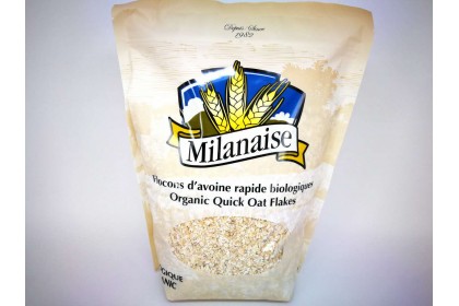 MILANAISE ORGANIC QUICK OAT FLAKES 