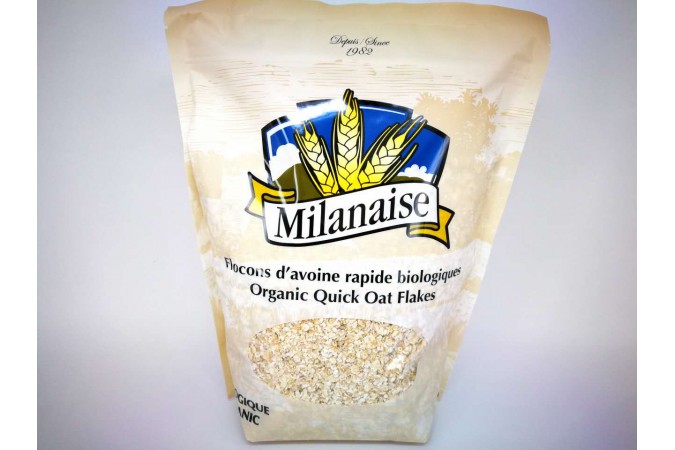 MILANAISE ORGANIC QUICK OAT FLAKES 