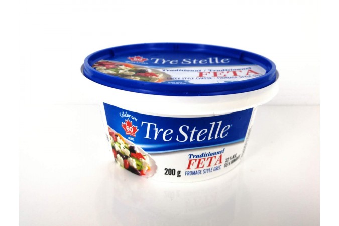 FETA CHEESE TRADITIONAL 200 G TRE STELLE