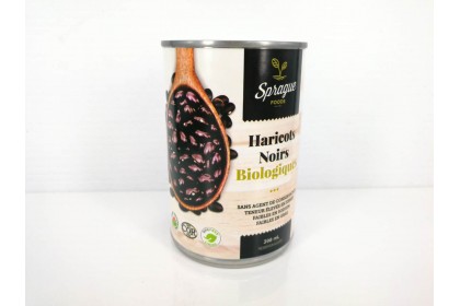 BLACK BEANS ORGANIC   398 ML    Sprague foods