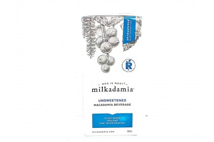 Milkadamia Unsweetened Macamamia Beverage 946ml