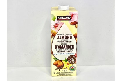 Kirland Organic Almond Vanilla Flavour Beverage 946ml