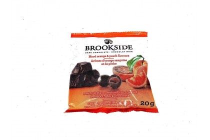 Brookside Dark Chocolate Blood Orange & Peach Flavours 20g