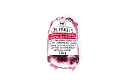 Celebrity Goat Cheese Cranberry & Cinnamon 113g