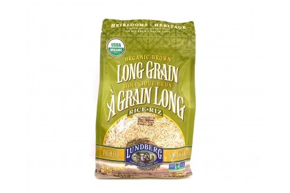 Lundberg Organic Brown Long Grain Rice 907g