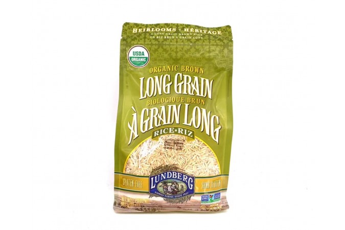Lundberg Organic Brown Long Grain Rice 907g