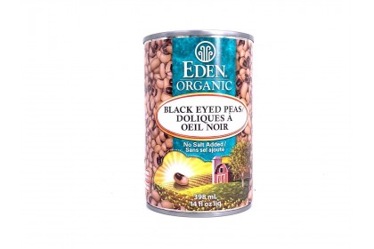 Eden Organic Black Eyed Peas 398ml