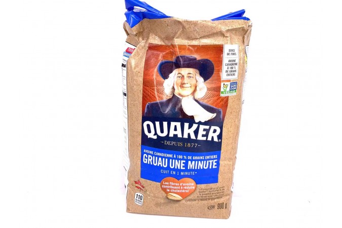 Quaker Canadian One Minute Oats 900g