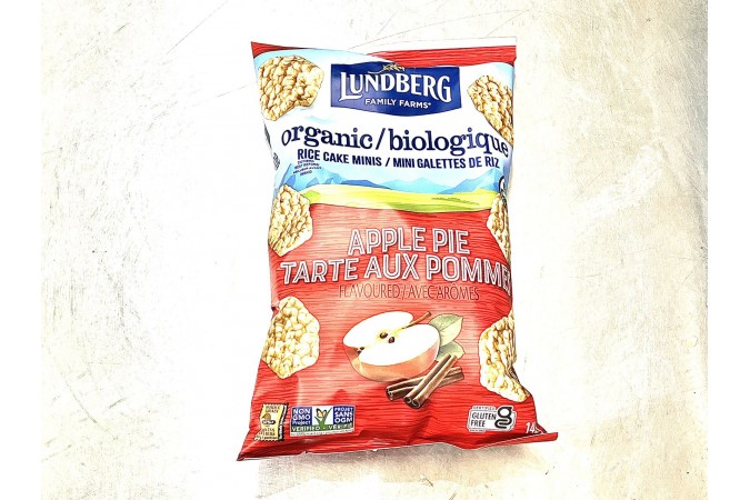 Lundberg Organic Minis Rice Cake Apple Pie 