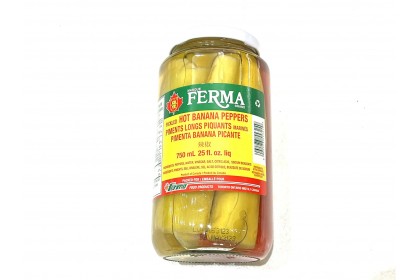 Ferma  Pickled Hot Banana Peppers 750ml