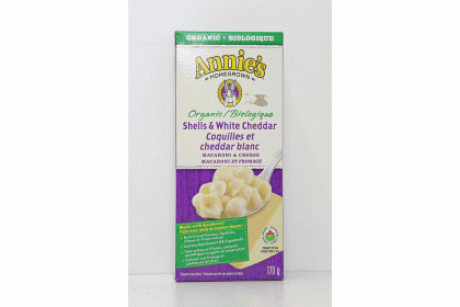  Annie's Homegr own Organic Shells / White Cheddar Macaroni and Cheese 170 g