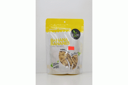 Elan Organic Banana Chips 135g