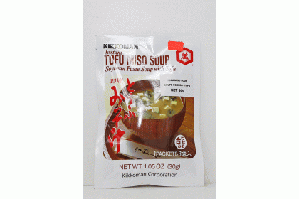 Kikkoman Tofu Miso Soup Soybean Paste Soup with Tofu 30g