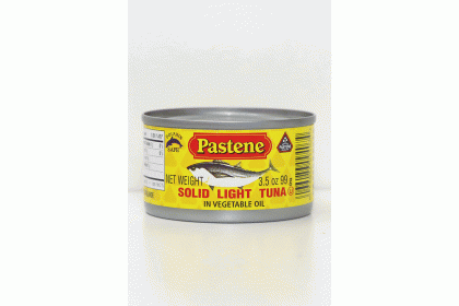 Pastene Solid Light Tuna in Vegetable Oil 99g