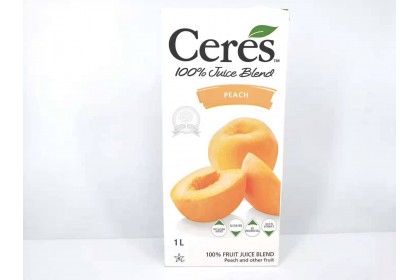 Ceres 100% juice PEACH 1 L