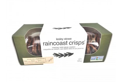 Lesley stowe raincoast crisps   rosemary raisin pecan   150 g