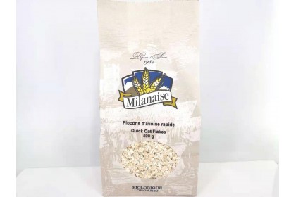 Milanaise Organic Quick Oat Flakes 500 G