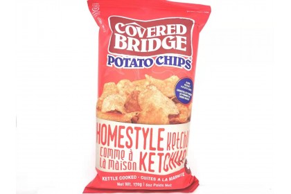 Covered Bridge Potato Chips Homestyle ketchup   170 G