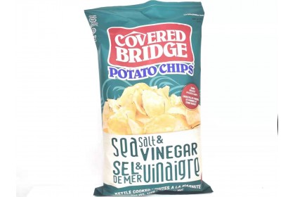 Covered Bridge Potato Chips   Sea Salt & Vinegar  170 G