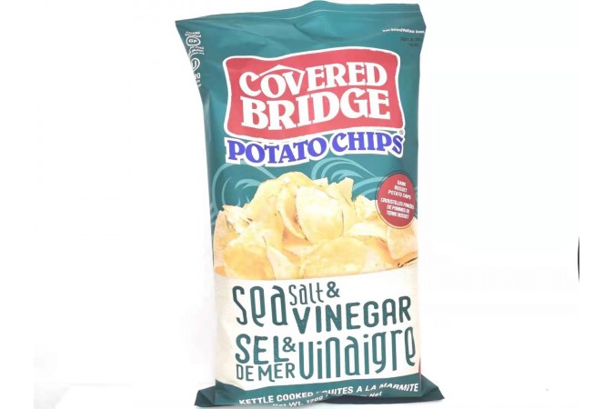 Covered Bridge Potato Chips Sea Salt & Vinegar 170 G