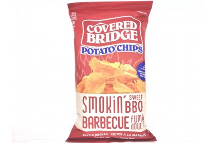 Covered Bridge Potato Chips   Smokin Sweet BBQ  170 G