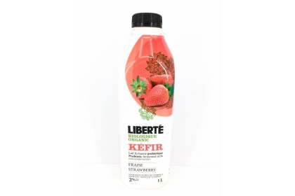 yogurt Liberte  1L Strawberry Flavoured milk  Organic