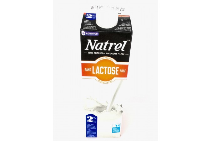 Milk 1L Natrel 2% Lactosse Free Partly Skimmed  