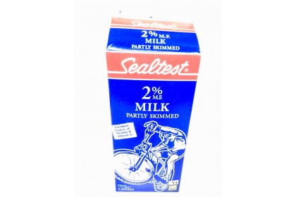 Milk 2L Sealtest 2% Partly Skimmed