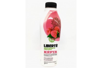 yogurt Liberte 1L Raspberry Flavoured milk Organic 