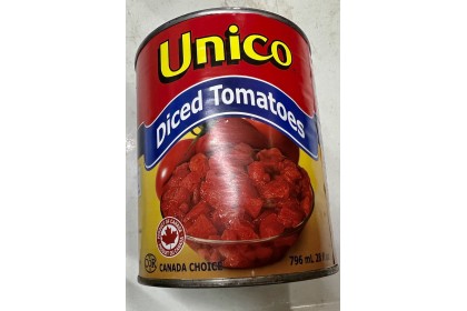 Unico diced tomatoes 796ml