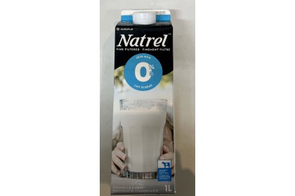Milk 1L natrel0% Fat-free Skimmed