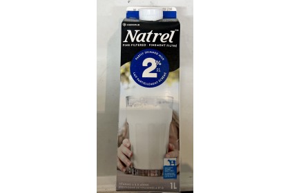 Milk 1L natrel2%  Partly Skimmed  