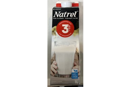Milk 1L natrel 3.25% Homogenized  