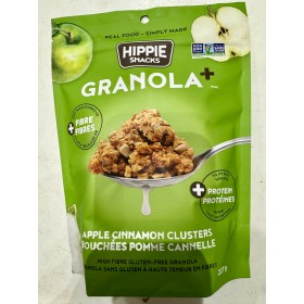 HIPPIE SANCKS GRANOLA 227G APPLE CINNAMON CLUSTERS GLUTEN-FREE 