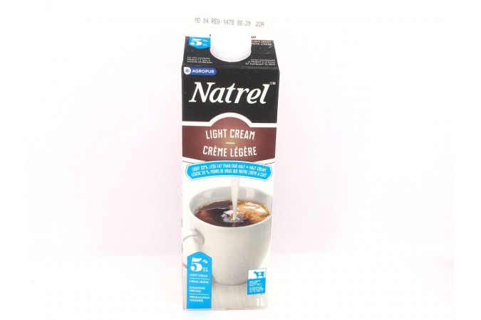cream Natrel 5% light  1L