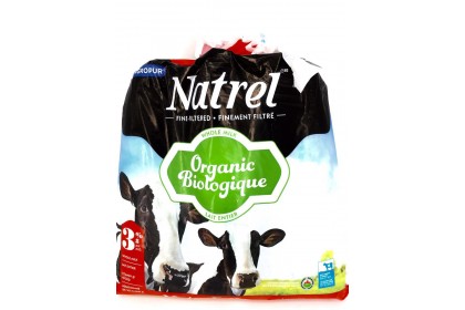 Milk bag 4L Natrel 3.8% Whole Milk  Organic 